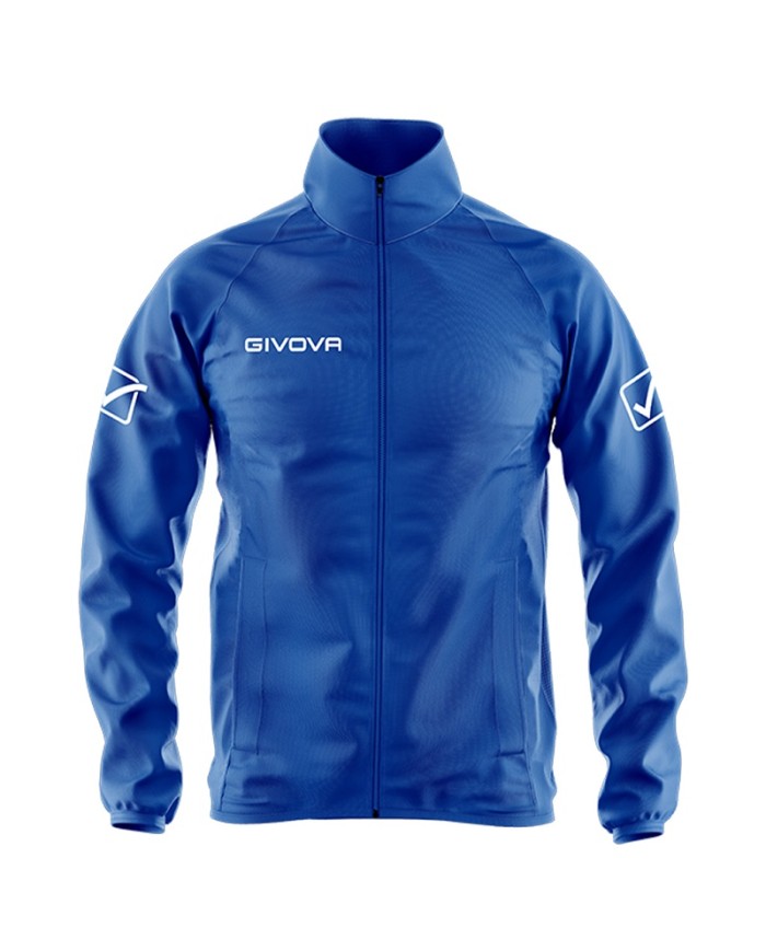 Giacca Antivento Givova RAIN BASICO RJ001 K-Way Azzurro Unisex RJ0010002