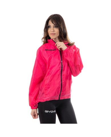Giacca Antivento Givova RAIN BASICO Taglia RJ001 K-Way Fuxia Unisex RJ0010006 Giacca Antivento Givova RAIN BASICO Taglia RJ001 K-Way Fuxia Unisex RJ0010006