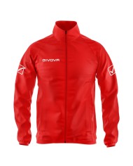 Giacca Antivento Givova RAIN BASICO RJ001 K-Way Rosso Unisex RJ0010012