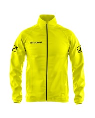 Giacca Antivento Givova RAIN BASICO RJ001 K-Way Giallo Fluo Unisex RJ0010019