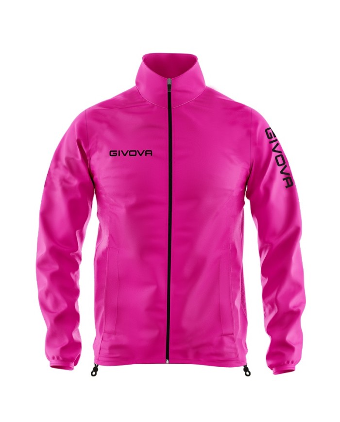 Giacca Antivento Givova RAIN JACKET WIND K-Way Sport Calcio Running Unisex Fuxia RJW010006
