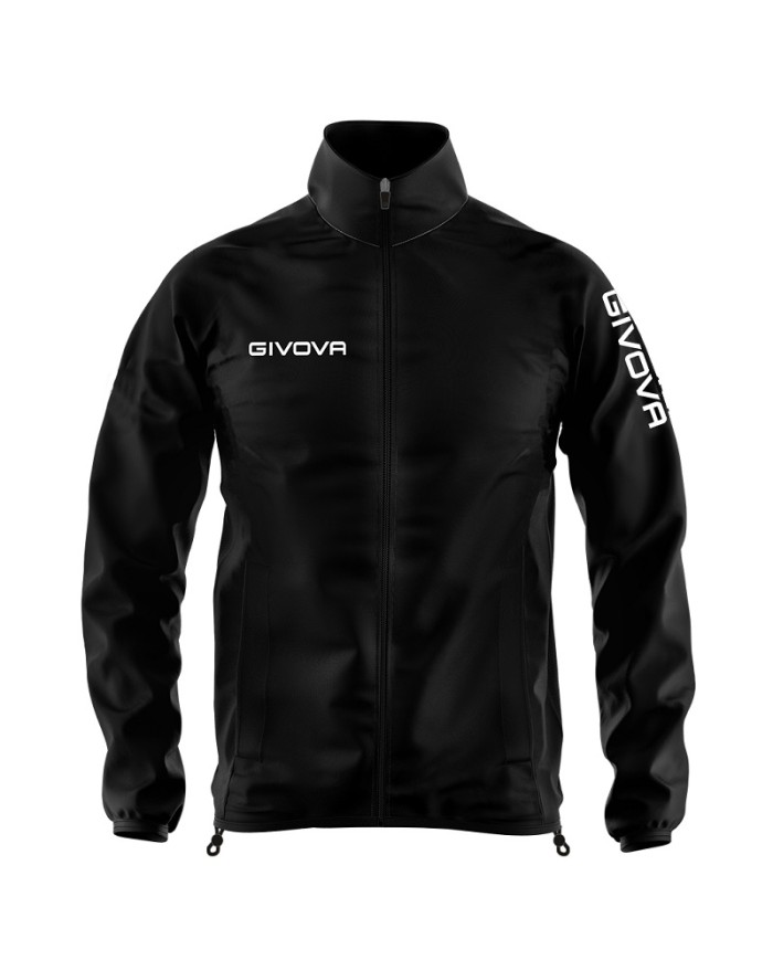 Giacca Antivento Givova RAIN JACKET WIND K-Way Sport Calcio Running Unisex Nero RJW010010 Giacca Antivento Givova RAIN JACKET WIND K-Way Sport Calcio Running Unisex Nero RJW010010