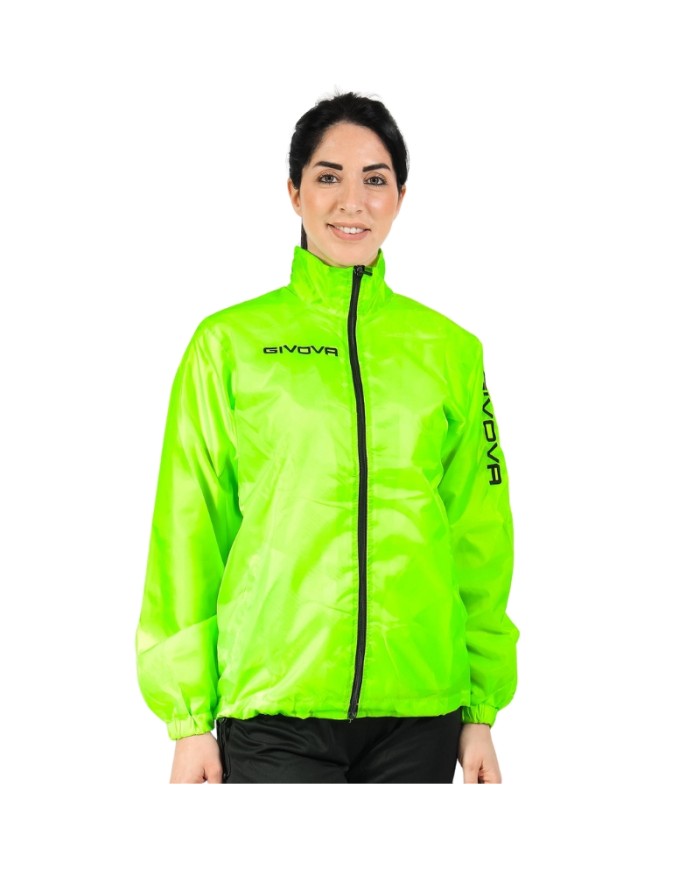 Giacca Antivento Givova RAIN JACKET WIND K-Way Sport Calcio Running Unisex Giallo Fluo RJW010019 Giacca Antivento Givova RAIN JACKET WIND K-Way Sport Calcio Running Unisex Giallo Fluo RJW010019