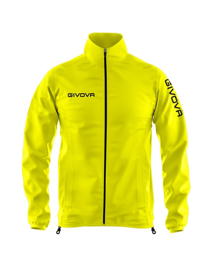 Giacca Antivento Givova RAIN JACKET WIND K-Way Sport Calcio Running Unisex Giallo Fluo RJW010019 Giacca Antivento Givova RAIN JACKET WIND K-Way Sport Calcio Running Unisex Giallo Fluo RJW010019