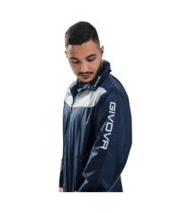 RAIN SCUDO CON MESH BLU/BIANCO Tg. 2XL