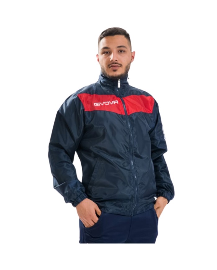 RAIN SCUDO CON MESH BLU/ROSSO Tg. 2XL