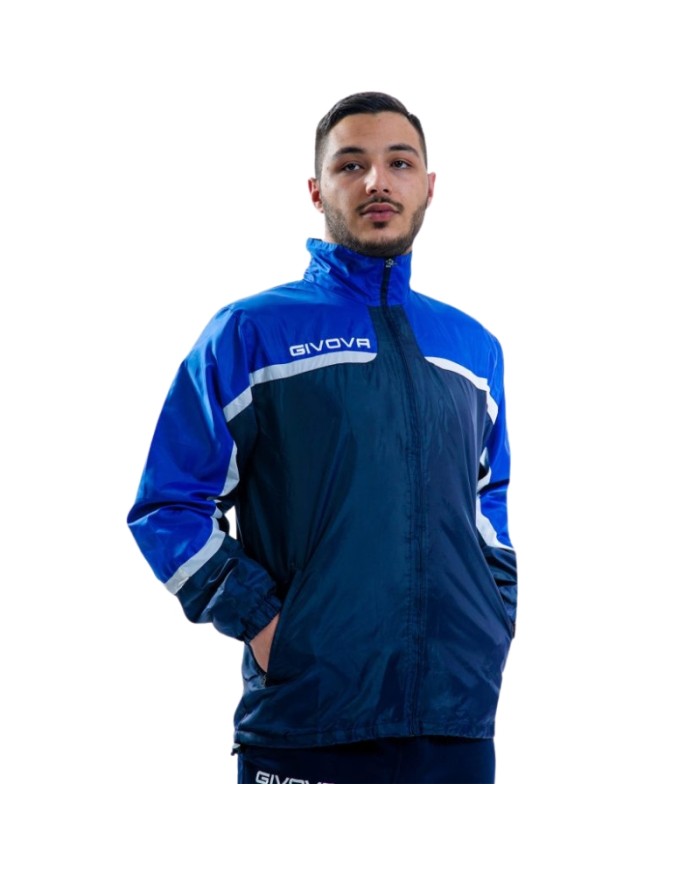 RAIN JACKET CON MESH ASIA AZZURRO/BLU Tg. 2XL