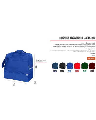 Borsa Revolution Big B030 Givova Borsone Calcio Fitness Granata B0300008 Borsa Revolution Big B030 Givova Borsone Calcio Fitness Granata B0300008