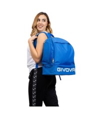 Zaino Arius Givova B040 Unisex Multitasche Nero Giallo Fluo B0401019