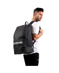 Zaino Adulto Givova Sport Big Nero con Fondo Calcio Fitness Palestra B007BK Zaino Adulto Givova Sport Big Nero con Fondo Calcio Fitness Palestra B007BK