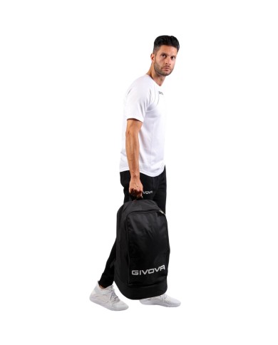 Zaino Adulto Givova Sport Big Nero con Fondo Calcio Fitness Palestra B007BK Zaino Adulto Givova Sport Big Nero con Fondo Calcio Fitness Palestra B007BK