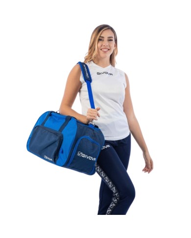 Borsa da Palestra Givova B022 Multitasche Unisex Azzurro Blu B0220204 Borsa da Palestra Givova B022 Multitasche Unisex Azzurro Blu B0220204