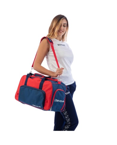 Borsa da Palestra Givova B022 Multitasche Unisex Rosso Blu B0221204 Borsa da Palestra Givova B022 Multitasche Unisex Rosso Blu B0221204