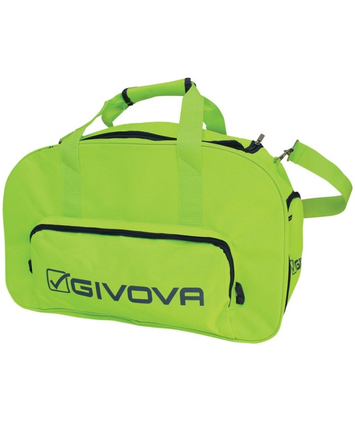 Borsa Givova Brera B041 Giallo Fluo Taglia Unica Fitness Palestra B0410019