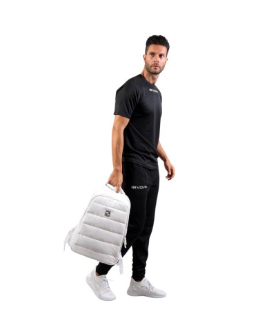 Zaino Imbottito Givova Olanda B053 Unisex Multitasche Bianco B0530003 Zaino Imbottito Givova Olanda B053 Unisex Multitasche Bianco B0530003