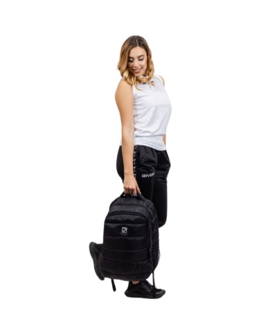 Zaino Imbottito Givova Olanda B053 Unisex Multitasche Nero B0530010 Zaino Imbottito Givova Olanda B053 Unisex Multitasche Nero B0530010