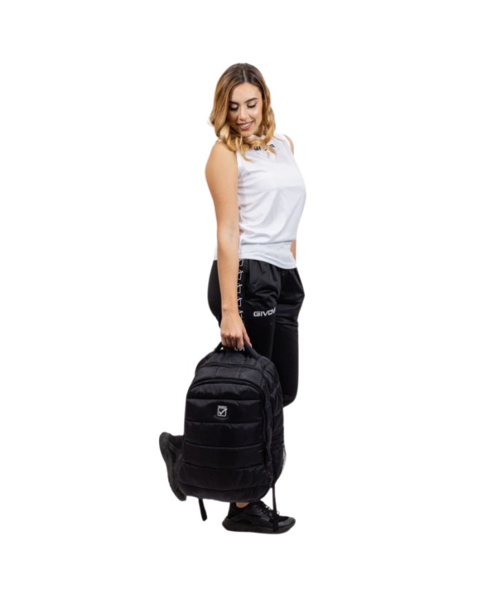 Zaino Imbottito Givova Olanda B053 Unisex Multitasche Nero B0530010 Zaino Imbottito Givova Olanda B053 Unisex Multitasche Nero B0530010
