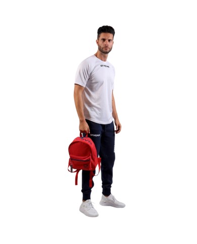 Zaino University Givova B023 Multitasche Sportivo Unisex Rosso Blu B0231204