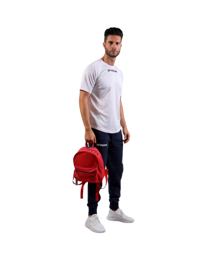 Zaino University Givova B023 Multitasche Sportivo Unisex Rosso Blu B0231204