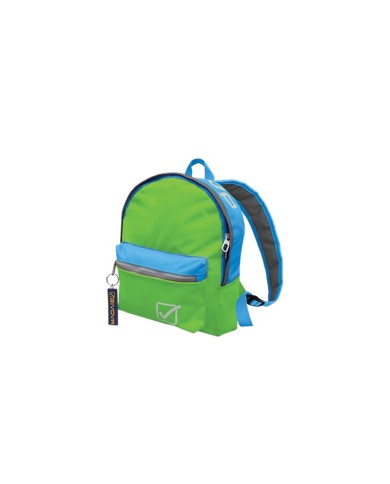 Zaino University Givova B023 Multitasche Unisex Verde Fluo Blu B0233404