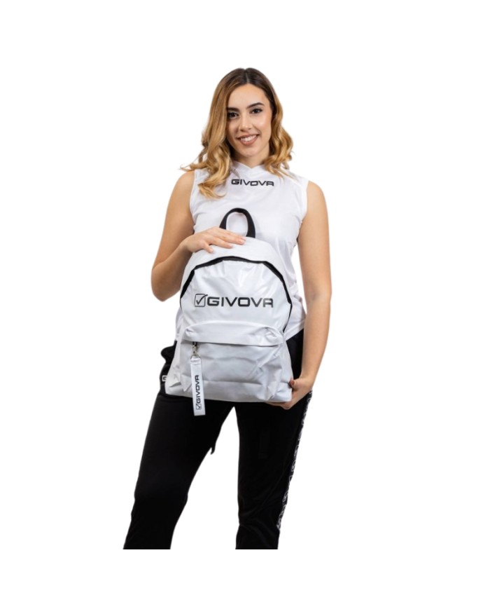 Zaino Givova Road in Ecopelle B048 Bianco Unisex B0480003 Zaino Givova Road in Ecopelle B048 Bianco Unisex B0480003