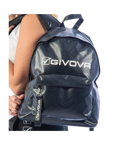 Zaino Givova Road in Ecopelle B048 Nero Unisex B0480010 Zaino Givova Road in Ecopelle B048 Nero Unisex B0480010