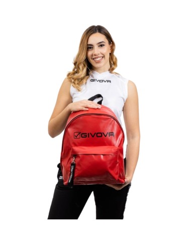 Zaino Givova Road in Ecopelle B048 Rosso Unisex B0480012 Zaino Givova Road in Ecopelle B048 Rosso Unisex B0480012