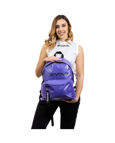 Zaino Givova Road in Ecopelle B048 Viola Unisex B0480014 Zaino Givova Road in Ecopelle B048 Viola Unisex B0480014