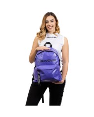 Zaino Givova Road in Ecopelle B048 Viola Unisex B0480014 Zaino Givova Road in Ecopelle B048 Viola Unisex B0480014