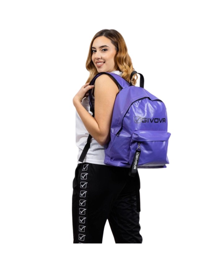 Zaino Givova Road in Ecopelle B048 Viola Unisex B0480014 Zaino Givova Road in Ecopelle B048 Viola Unisex B0480014