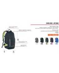 ZAINO ARIUS NERO/GIALLO FLUO Tg. UNICA ZAINO ARIUS NERO/GIALLO FLUO Tg. UNICA