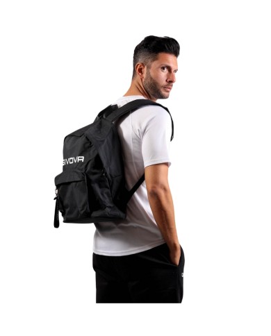 Zaino Givova Evolution B049 Nylon Nero Bianco Unisex B0491003 Zaino Givova Evolution B049 Nylon Nero Bianco Unisex B0491003