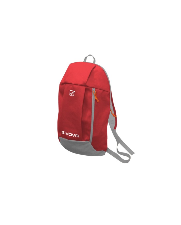 Zaino Capo Givova B046 Unisex Poliestere Rosso Grigio Scuro 24x14x41cm B0461223 Zaino Capo Givova B046 Unisex Poliestere Rosso Grigio Scuro 24x14x41cm B0461223