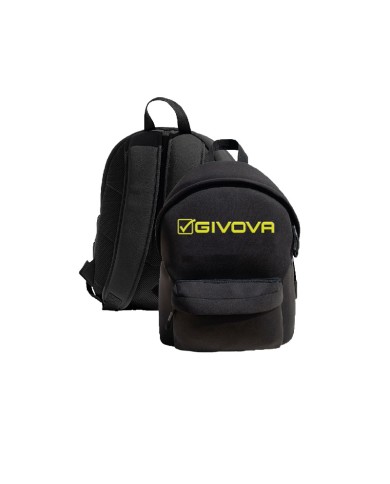 Zaino Futuro Givova in Neoprene B031 Multitasche Unisex Nero Giallo Fluo B0311019 Zaino Futuro Givova in Neoprene B031 Multitasche Unisex Nero Giallo Fluo B0311019