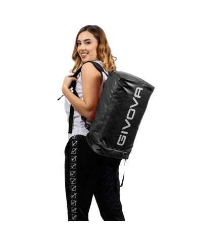 ZAINO BIKER IN ECOPELLE NERO Tg. UNICA