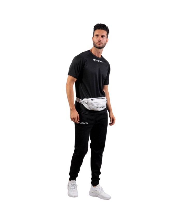 Marsupio Givova Banda B051 Unisex Bianco Multitasca B0510003 Marsupio Givova Banda B051 Unisex Bianco Multitasca B0510003