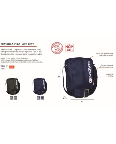 TRACOLLA VELA BLU Tg. UNICA TRACOLLA VELA BLU Tg. UNICA