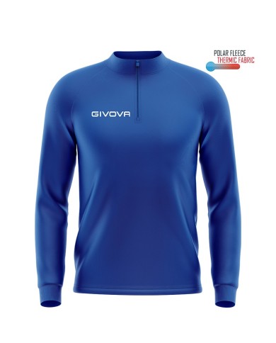 Maglia Tecnica Givova HALF ZIP POLAREFLEECE Fitness Sport Unisex Micropile Azzurro MA0230002 Maglia Tecnica Givova HALF ZIP POLAREFLEECE Fitness Sport Unisex Micropile Azzurro MA0230002
