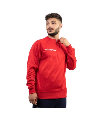Maglia Tecnica Givova HALF ZIP POLAREFLEECE Fitness Sport Unisex Micropile Rosso MA0230012 Maglia Tecnica Givova HALF ZIP POLAREFLEECE Fitness Sport Unisex Micropile Rosso MA0230012