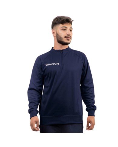 Maglia Tecnica Givova HALF ZIP POLAREFLEECE Fitness Sport Unisex Micropile Blu MA0230004 Maglia Tecnica Givova HALF ZIP POLAREFLEECE Fitness Sport Unisex Micropile Blu MA0230004