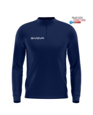 Maglia Tecnica Givova HALF ZIP POLAREFLEECE Fitness Sport Unisex Micropile Blu MA0230004 Maglia Tecnica Givova HALF ZIP POLAREFLEECE Fitness Sport Unisex Micropile Blu MA0230004