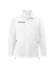 Giacca in Pile Givova ALASKA Full Zip MA030 Unisex Bianco