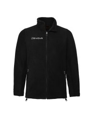 Giacca in Pile Givova ALASKA Full Zip MA030 Unisex Nero
