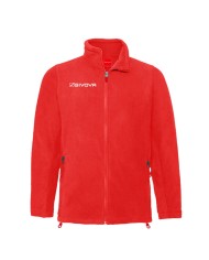 Giacca in Pile Givova ALASKA Full Zip MA030 Unisex Rosso