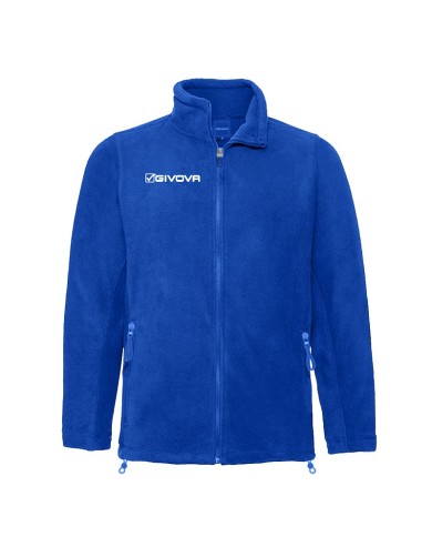 Giacca in Pile Givova ALASKA Full Zip MA030 Unisex Azzurro Giacca in Pile Givova ALASKA Full Zip MA030 Unisex Azzurro
