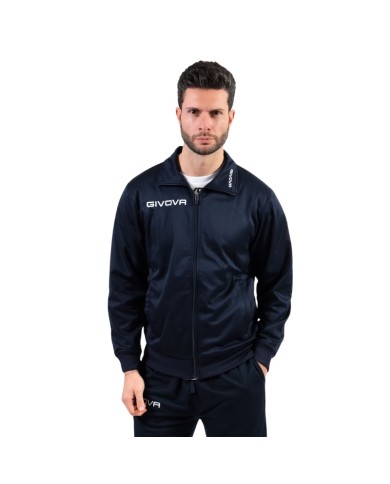 Giacca Polarfleece Mono 500 Givova MA022 FullZip Micropile Unisex Blu MA0220004 Giacca Polarfleece Mono 500 Givova MA022 FullZip Micropile Unisex Blu MA0220004