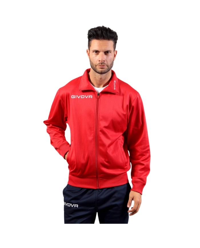 Giacca Polarfleece Mono 500 Givova MA022 FullZip Micropile Unisex Rosso MA0220012 Giacca Polarfleece Mono 500 Givova MA022 FullZip Micropile Unisex Rosso MA0220012