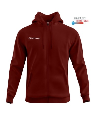 FELPA POLARFLEECE (FULL ZIP) 500 GRANATA Tg. 2XL FELPA POLARFLEECE (FULL ZIP) 500 GRANATA Tg. 2XL