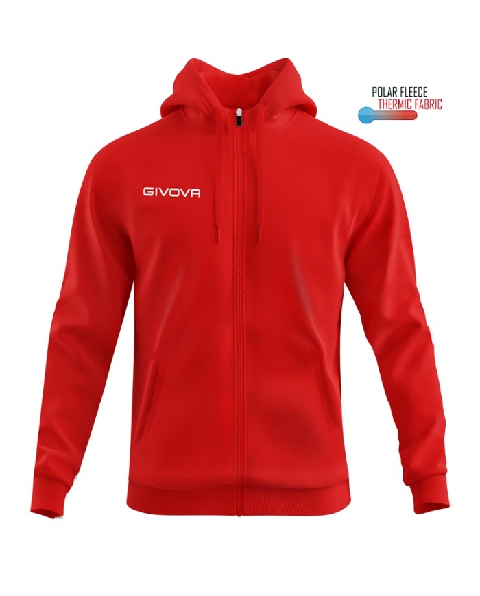 FELPA POLARFLEECE (FULL ZIP) 500 ROSSO Tg. 2XL FELPA POLARFLEECE (FULL ZIP) 500 ROSSO Tg. 2XL