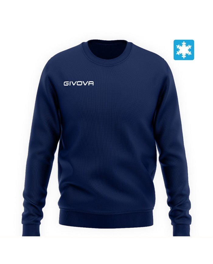 Felpa Girocollo Givova MA025 Unisex Blu Sport Palestra MA0250004 Felpa Girocollo Givova MA025 Unisex Blu Sport Palestra MA0250004